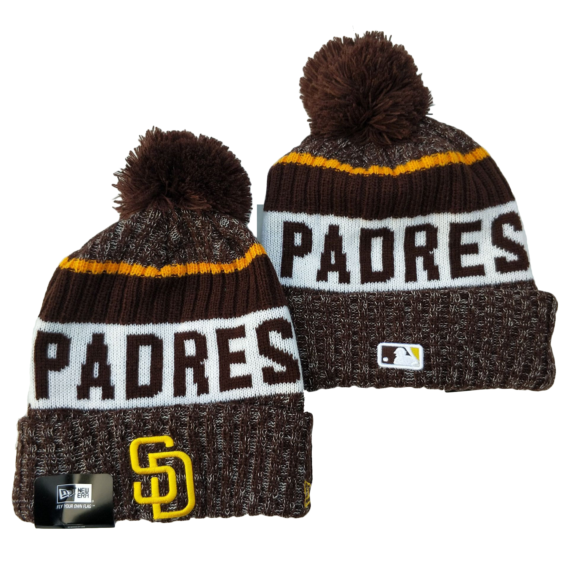 San Diego Padres Knit Hats 001